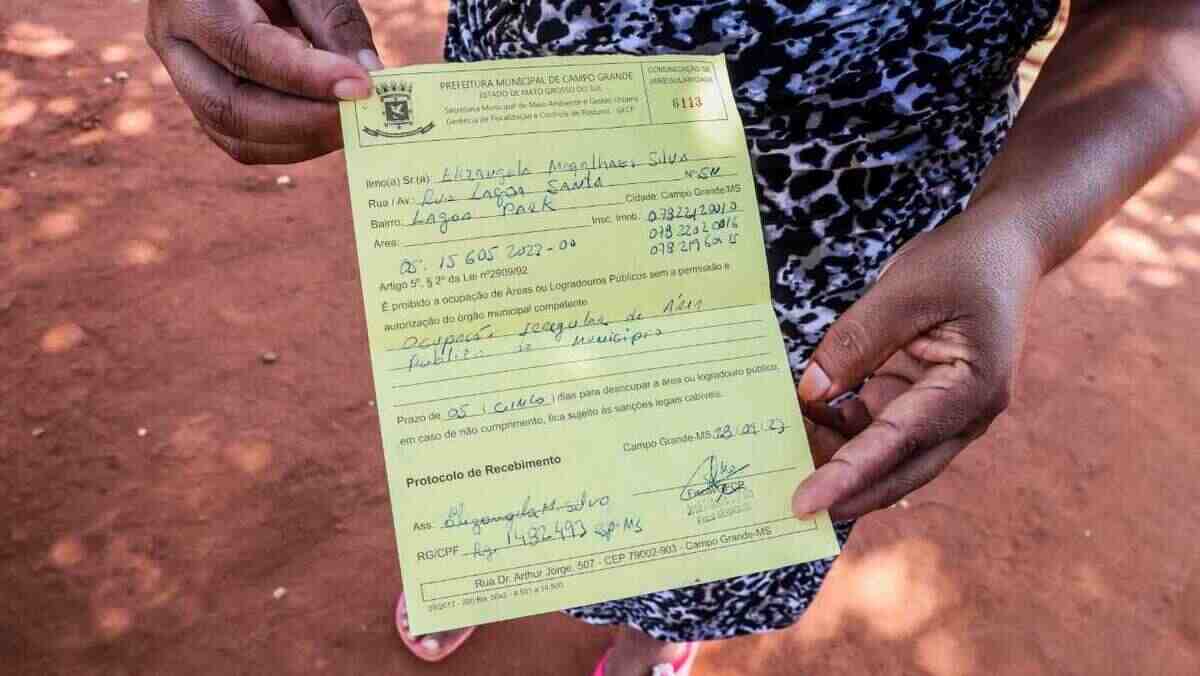 ocupação deusli comunidade despejo