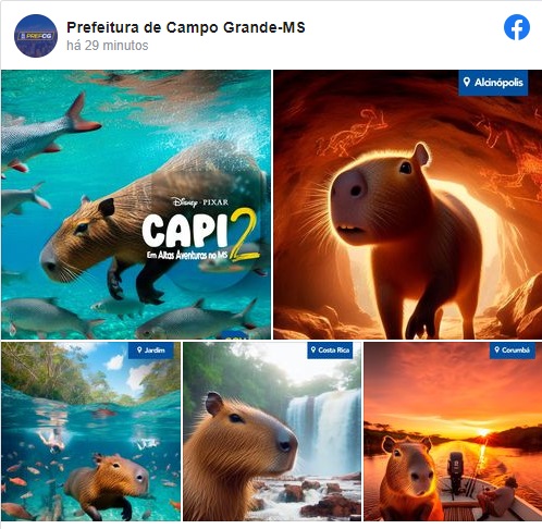 Capi em Altas Aventuras Disney Pixar Campo Grande