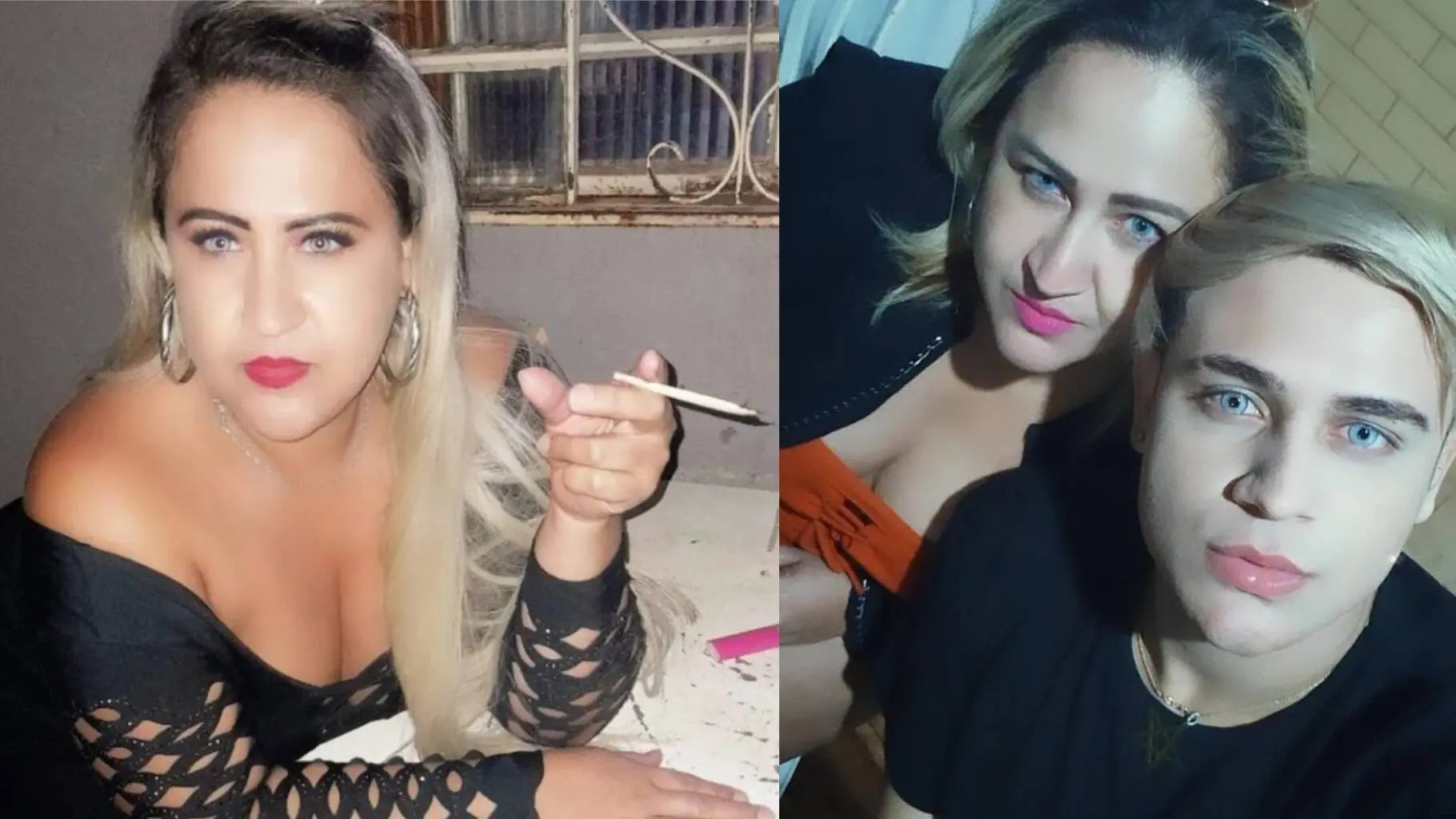 Cristiane Barbosa é a mãe de Luan, jovem conhecido como Ken humano em Campo Grande - (Fotos: Arquivo Pessoal)