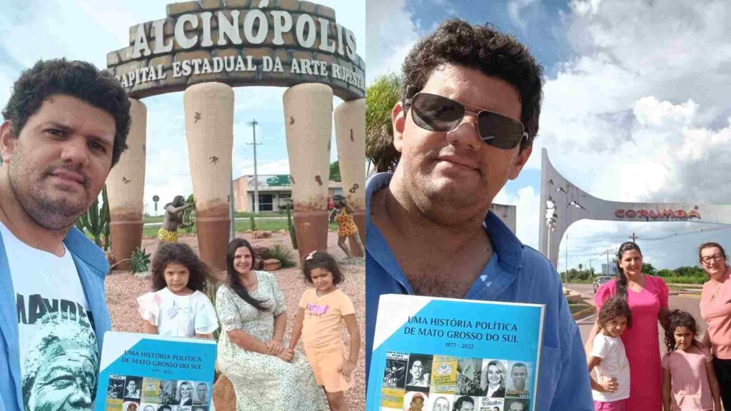 Professor em Alcinópolis e Corumbá, no início deste ano. (Wagner Chagas/Arquivo Pessoal)