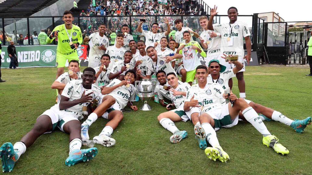 Sub-17 do Palmeiras campeão da Copa do Brasil de 2022 (Fabio Menotti, SEP, Arquivo)