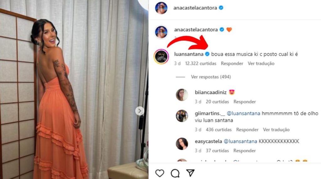 luan santana ana castela