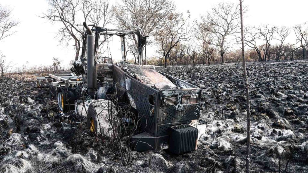 Incêndios na região de Água Clara