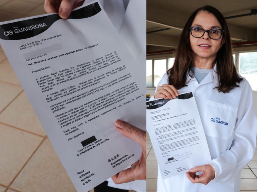 Coordenadora do laboratório teve ideia de enviar cartinhas aos clientes (Madu Livramento/Jornal Midiamax)