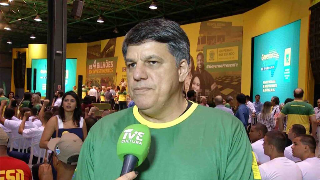 Willian Fontoura, prefeito de Pedro Gomes, disse considerar justa a reposição anual (TV Educativa MS, Reprodução)