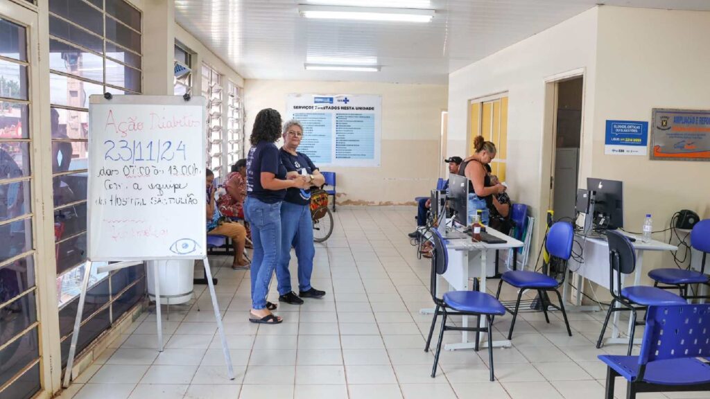 Ação na USF Moreninhas