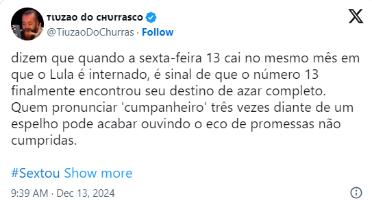 sexta feira 13